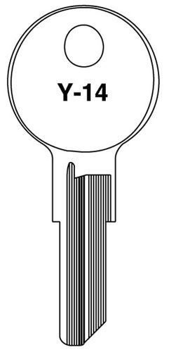 KEY BLANK,YALE 10/BG