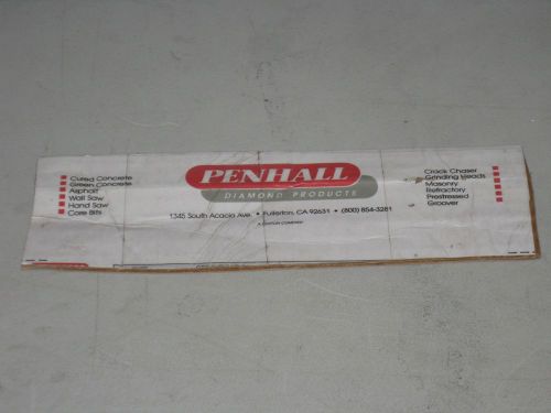 PENHALL 3&#034; X 62&#034; DIAMOND CORING DRILL SHAFT