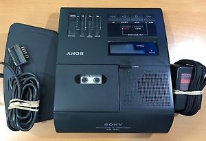 SONY BM-840T MICRO-CASSETTE TRANSCRIBER W/ FS-85 FOOT PEDAL CONTROL &amp; WARRANTY