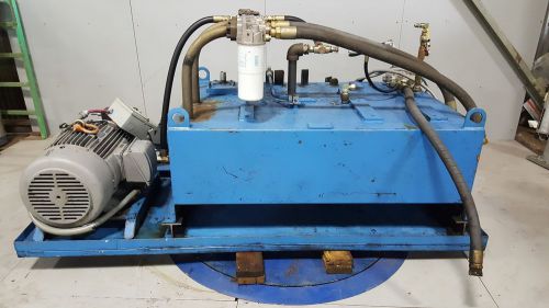 Hydra-Power Hydraulic Pump Unit with 50 HP Motor, 175 gal. Tank 230/460 volt