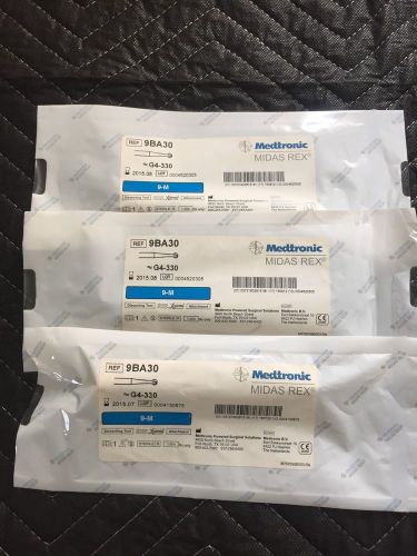 MIx Lot of 3- Medtronic # 9-M, Medtronic Midas Rex Legend Toos 9BA30