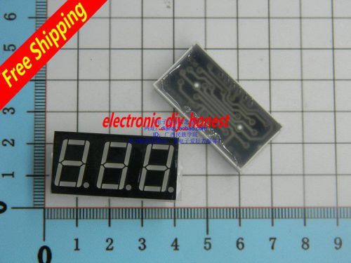 5pcs Digital super bright red Common cathode 12pin word 3bit 0.56inch#E517