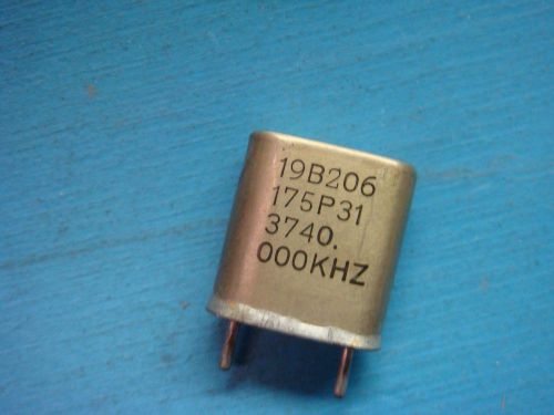 (1) GE 19B206175P3 3740.000KHz VHF LO-BAND CRYSTAL OSCILLATOR VINTAGE AUDIO