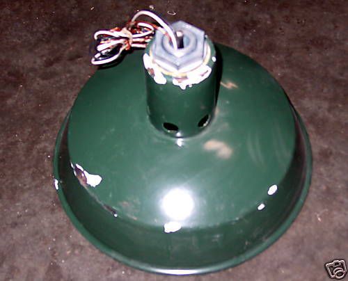 Standard dome 12&#034; industrial lighting fixture green fr for sale