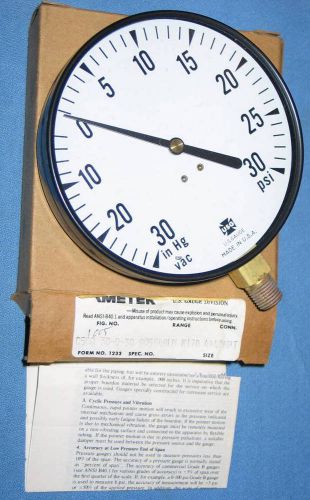 US Gauge AMETEK C500 4-1/2&#034; Pressure Gauge 30-0-30 005549LM K17B 1/4 ANPT - NOS