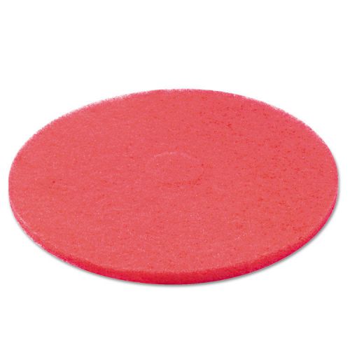 &#034;Boardwalk Standard 12&#034;&#034; Diameter Buffing Floor Pads, Red, 5/Carton BWK4012RED&#034;