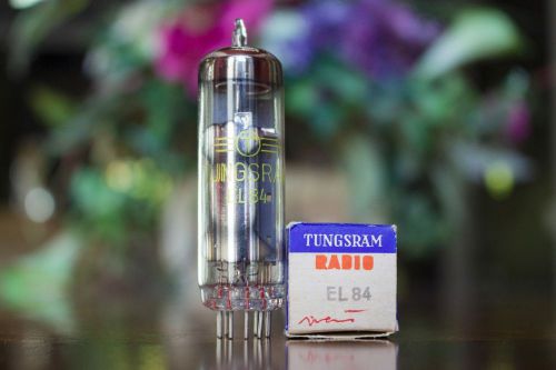 Tungrsam el84 6bq5 nos nib 1961 vacuum tube beam power pentode valve for sale