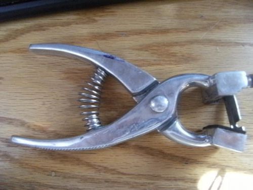 Animal tatoo plier .250-5 livestock supplies for sale