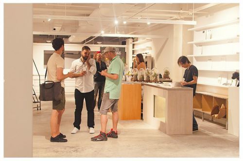 Stainless Steel/Glass Bar Store Counter