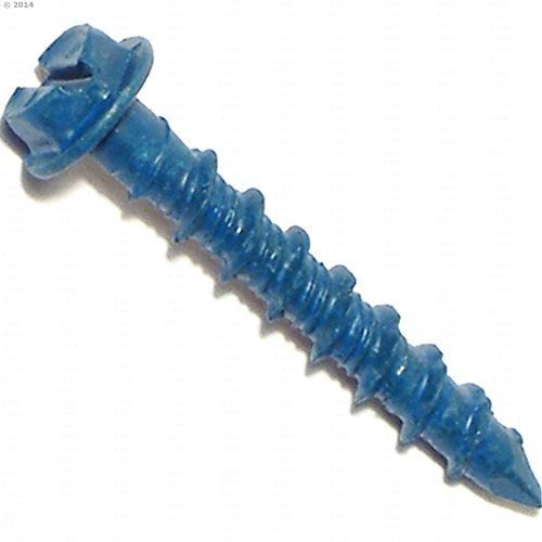 Hard-to-Find Fastener 014973210564 Hex Head Tapcon Screws, 3/16 x 1-1/4-Inch,