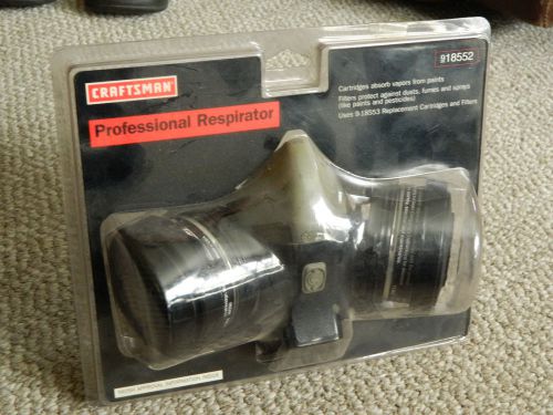 Craftsman Professional Respirator 18552 918552 11621 New