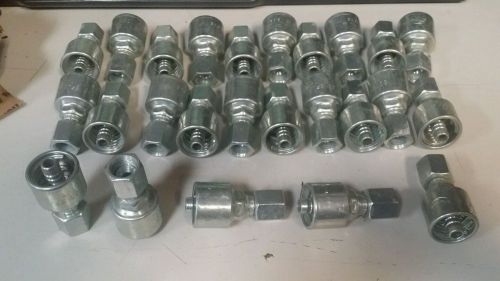 15 ~ gates ~ 6g 6fjx ~ g25170 0606 megacrimp hydraulic hose fitting 3/8&#034; for sale