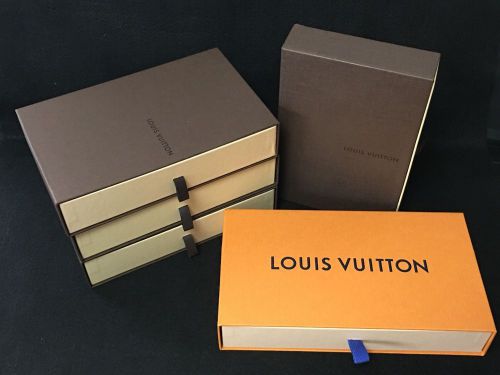 Pre-Owned Authentic LOUIS VUITTON Empty Box Wallet Purse Free shipping 5 set F/S