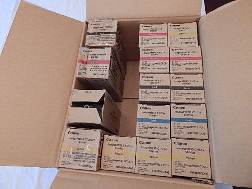 CANON ImagePRESS, C1 C1+ Starter / Developer Set of Four