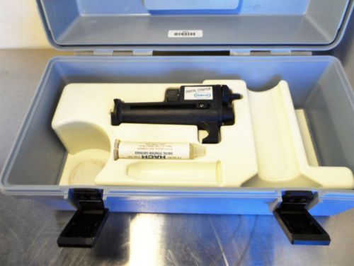 Hach digital titrator alkalinity test kit with case cat no. 20637-00 al-dt for sale