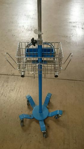 Dinamap Medical Rolling Cart Hospital Cart Only Blue