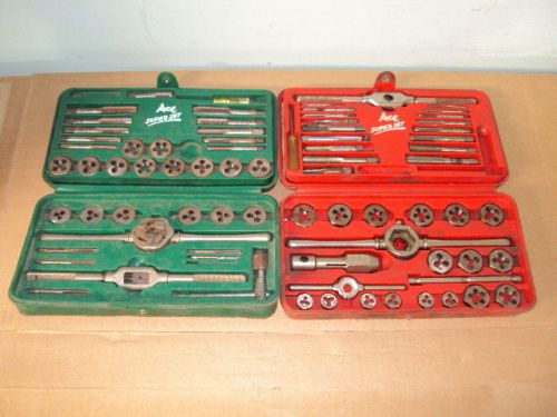 2 ace hanson tap &amp; dies sets no 606 and 614 for sale