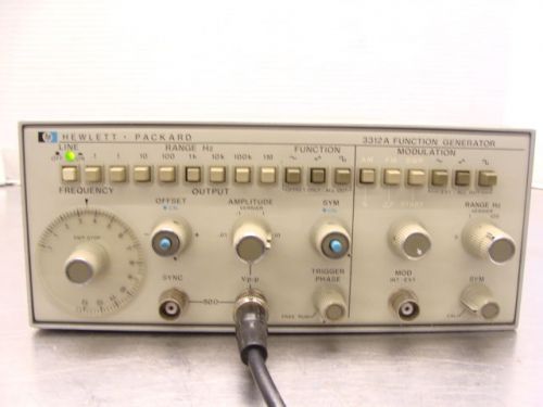 HP Agilent 3312A Function Generator .01 - 13 MHz Sine Triangle Square GUARANTEED