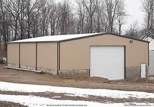 Thunderbolt steel buildings 30&#039; x 75&#039; x 12&#039; steel prefabricated garage kit for sale