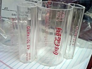 COCA-COLA SODA Brixing Cup  4.5 to1  AND  5.0  to 1 Ratio, COKE MIX CUP, 15507