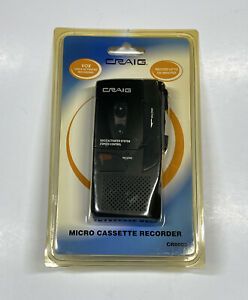 NEW SEALED - Craig VOX Voice Activated 2 Speed Micro Cassette Recorder CR8003