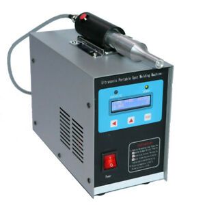 Portable Ultrasonic Plastic Welder Plastic Spot Welding Processing Machine 220V