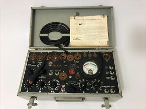 Simpson Signal Corps Vacuum Tube Tester I-177B U.S. Army Military