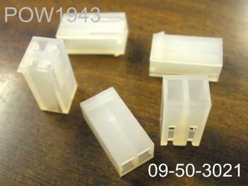 ( 20 PC. ) MOLEX 09-50-3021  2/C TERMINAL HOUSING