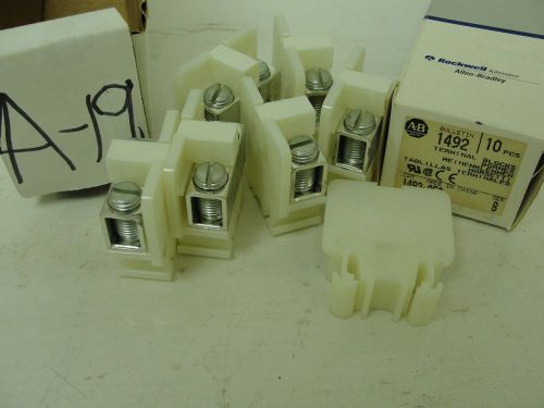 New box opened, lot of 7, Allen Bradley terminal blocks 1492-CE2