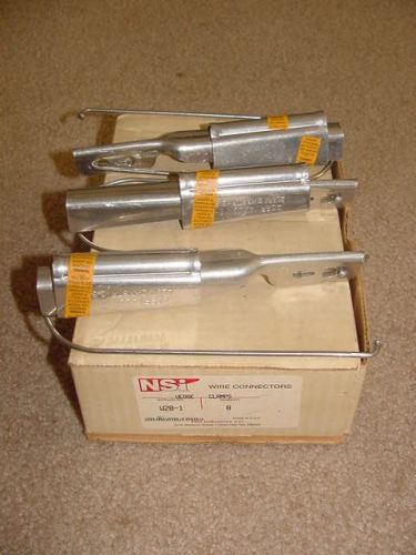 3 - NSi Blackburn W20-1 Wedge Clamps Wire Connectors Aluminum 2/0 STR-2 - NEW