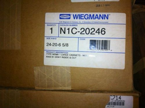 NIC20246 WIEGMANN NEMA 1 CABINET