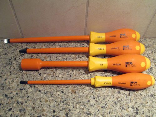 4 New Whia Electrical Screwdrivers