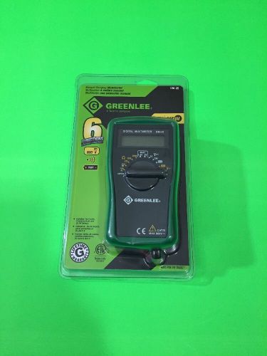 Greenlee Textron DM-25 Digital Volt Multimeter-DIGITAL VOLT MULTI METER