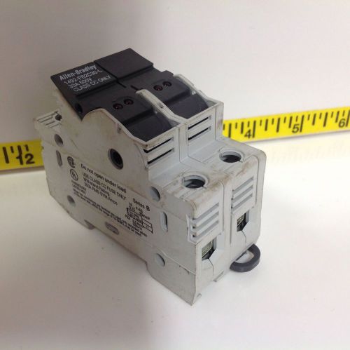 Allen bradley  30a 600v fuseholder 1492-fb2c39-l ser b for sale