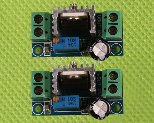 2PCS LM317 DC-DC Converters Buck Power Module Adjustable Linear Regulator