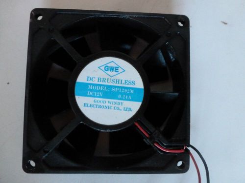 GWE  DC12V,  0.24A   DC BRUSHLESS FAN SP1292M