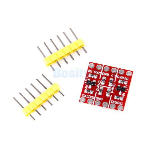 3.3-5V 2 Channel Logic Level Converter Bi-Directional Module w 2 Connection Plug