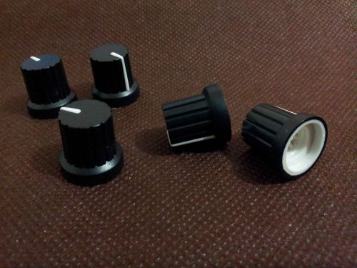 10Pc Hard Plastic CD Amplifier potentiometer Volume Control KNOB fit ALPS