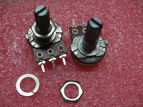 10pcs,B5K Potentiometer Pot B-5K Panel Dual Step,SB5K