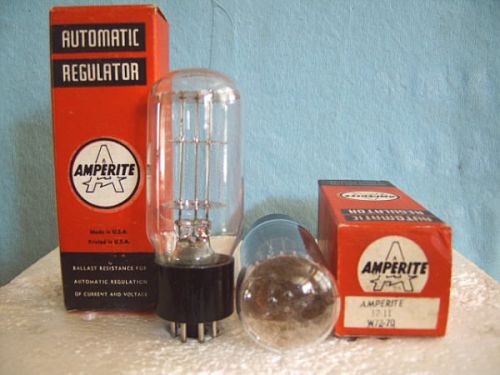 2-(NOS)AMPERITE 12-11 AUTOMATIC REGULATOR  TUBES