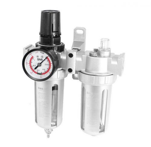 SFR-300 Pneumatic Filter Regulator Air Source Treatment Unit w Reset Gauge