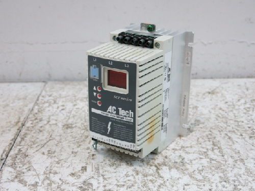 LENZE AC TECH SK410 SCF AC DRIVE, 1 HP,0-400/460 VAC,0-240 HZ,3-PHASE