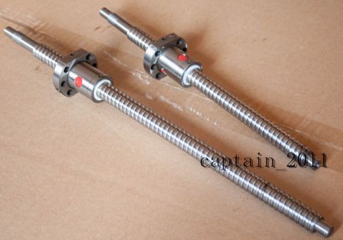 2 new anti backlash ballscrews RM2505-900/1200mm-C7 end machined(B)