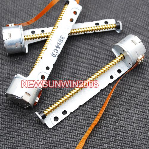 3pcs 3V-6V DC Precise hybrid 2 phase 4 wire Micro stepper motor dia15MM Rod 52MM