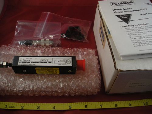 Omega LP802-25 Linear Potentiometer Short-Stroke Displacement Measurement 30-150