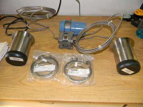 Rosemount 1151DP Transmitter W 2 01199 Transmitters, New W/O Box, 9 Wire Manual