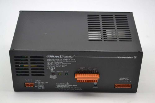 WEIDMULLER 991625 0024 115-230V-AC 24V-DC 12.5A AMP POWER SUPPLY B433594