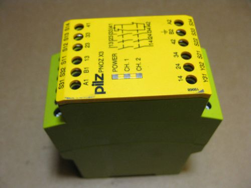 Pilz PNOZ X3 24VAC/24VACDC 3S/1O 774310 Safety Relay 240V 5A 24V DC