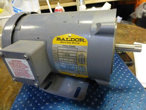 Baldor 3 Phase CM3538 1/2 HP 2.1 V 1725 RPM Motor Series F