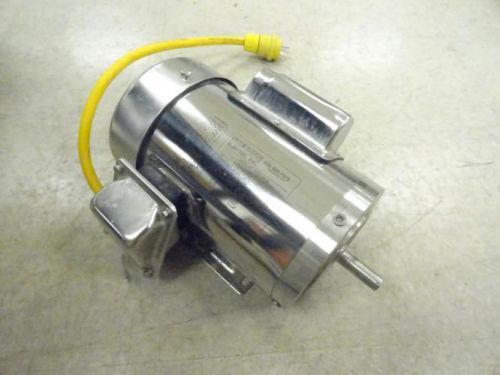 137027 New-No Box, Sterling SB0014PHW SS Motor 1 HP, 1750 RPM, 115-208-230V